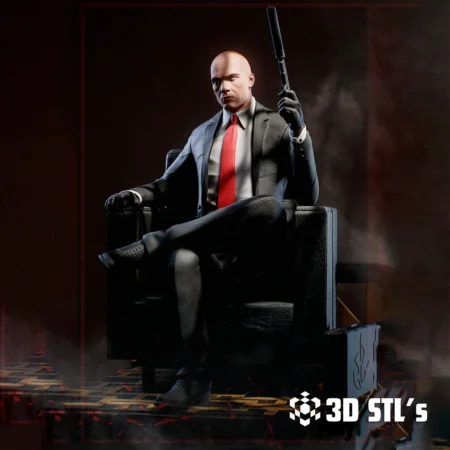 Hitman STL File 3D Print Model