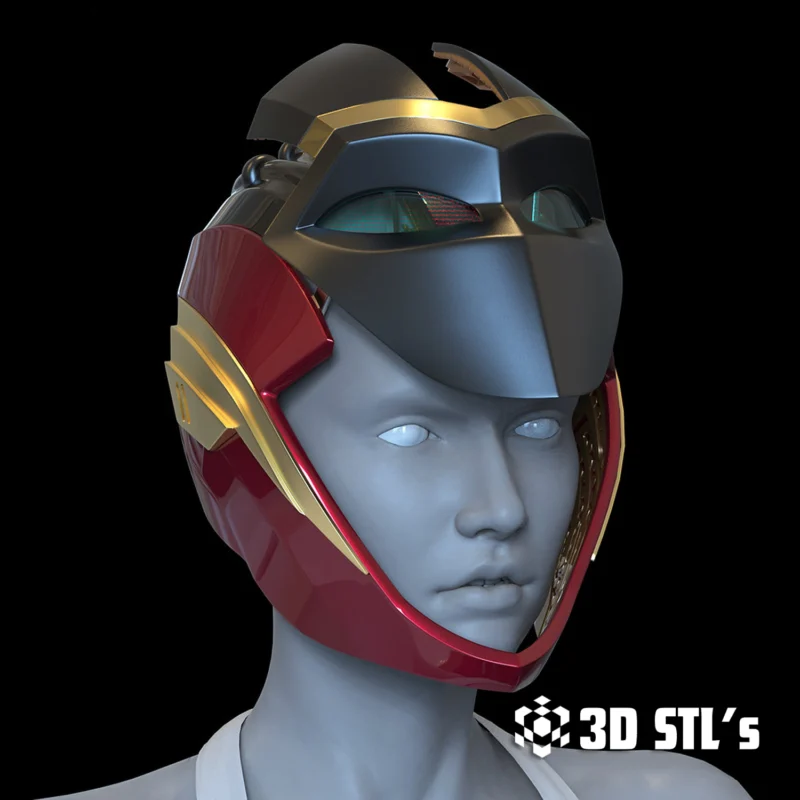 IronHeart Helmet Black Panther Wakanda Forever STL 3D Model