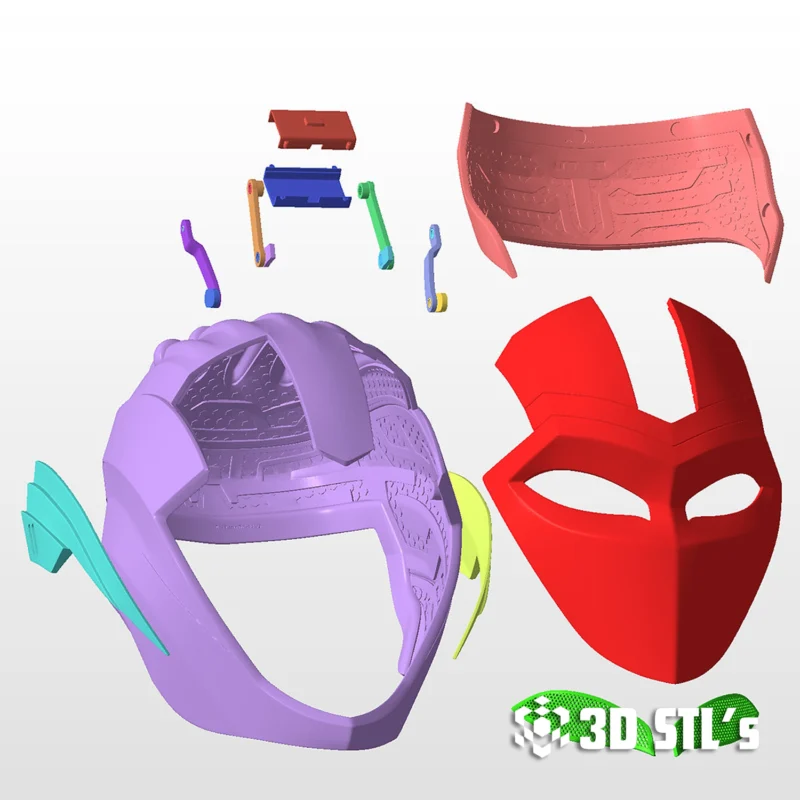 IronHeart Helmet Black Panther Wakanda Forever STL 3D Model