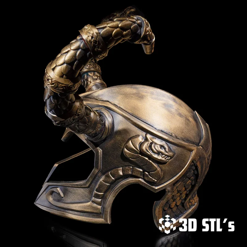Loki’s Helmet STL File 3D Print Model