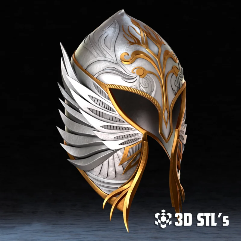 Mithril Helmet STL File 3D Print Model