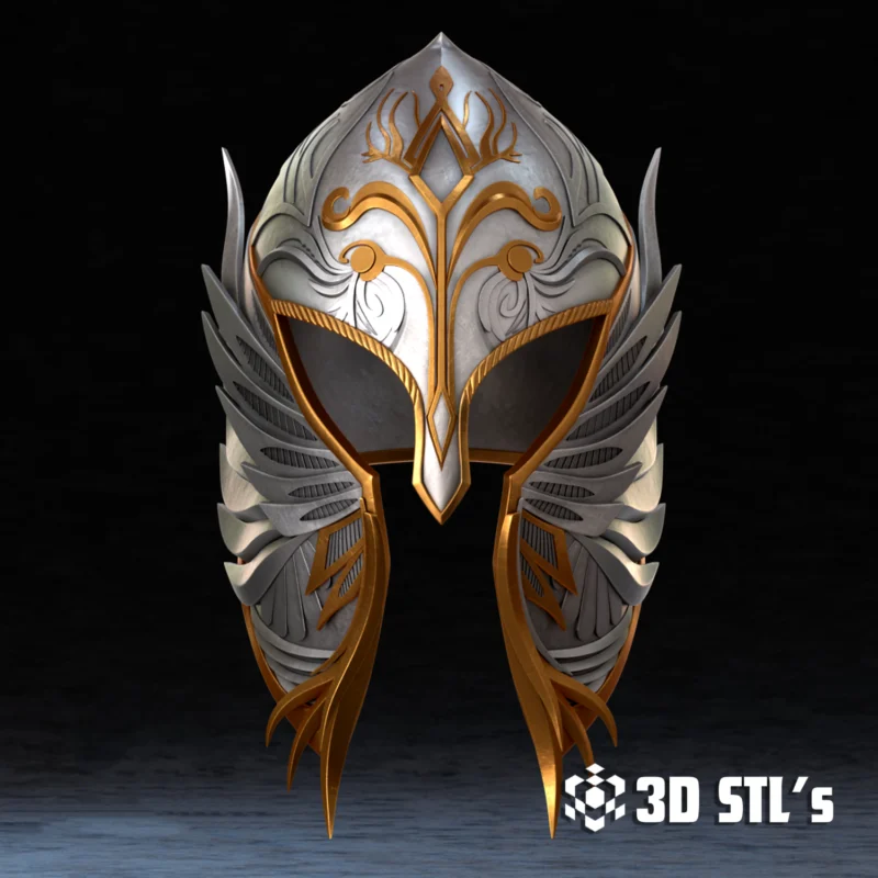 Mithril Helmet STL File 3D Print Model
