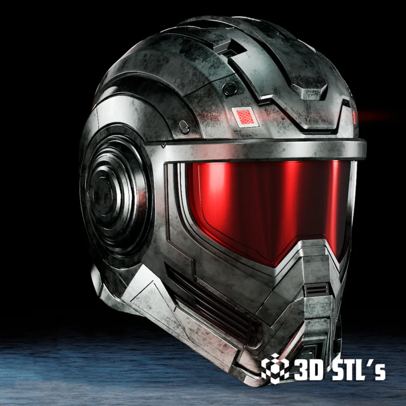 Mr Yosh Helmet STL File 3D Print Model
