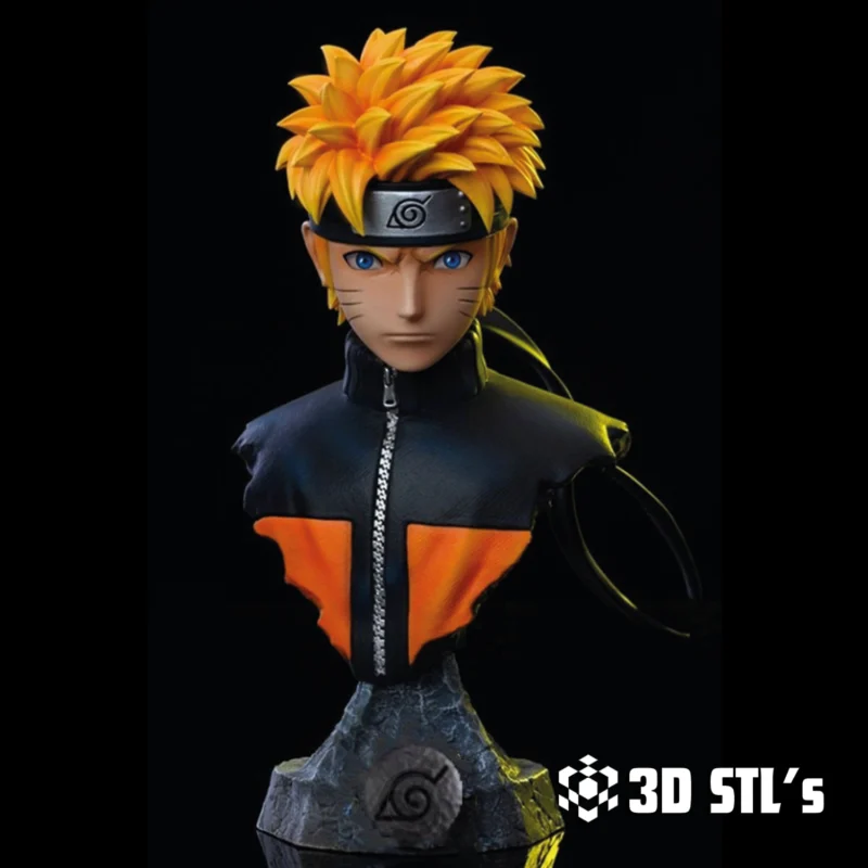 Naruto Bust Bundle STL Files 3D Print Models