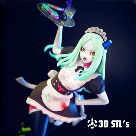Best Rebecca Cyberpunk STL File 3D Print Model