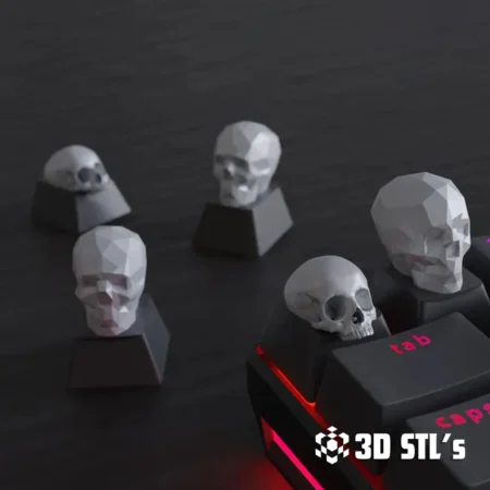 Skull Keycaps STL 3D Print Models