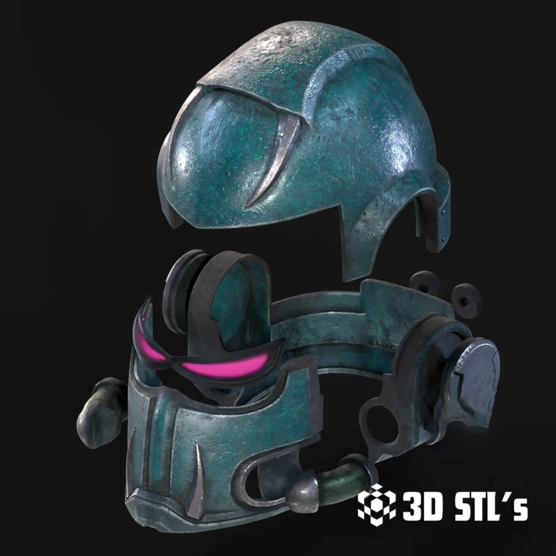 Space Marine 2 Chaos Helmet STL File