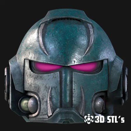 Space Marine 2 Chaos Helmet STL File
