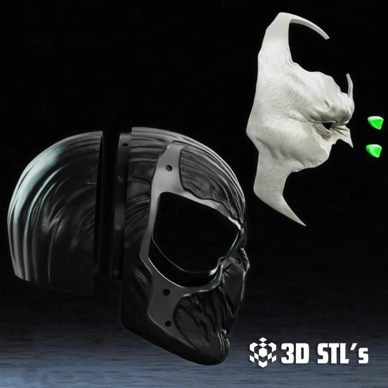 Spawn Mask STL 3D Model - Image 4