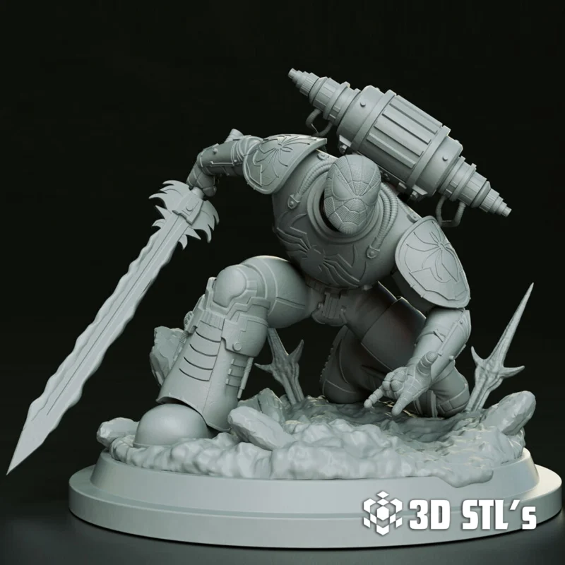 Epic Spider Man Warhammer STL File 3D Print Model - 3D STLs