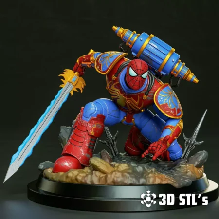 Spider Man Warhammer STL File 3D Print Model