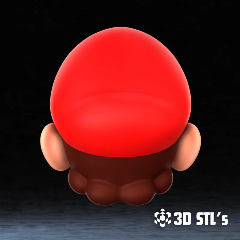 Super Mario Mask Helmet STL 3D Model