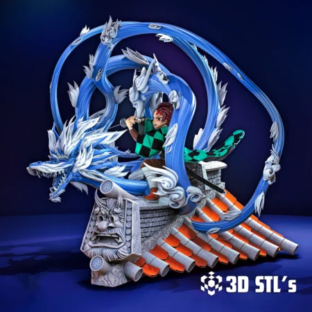 Tanjiro Kamado STL File 3D Print Model