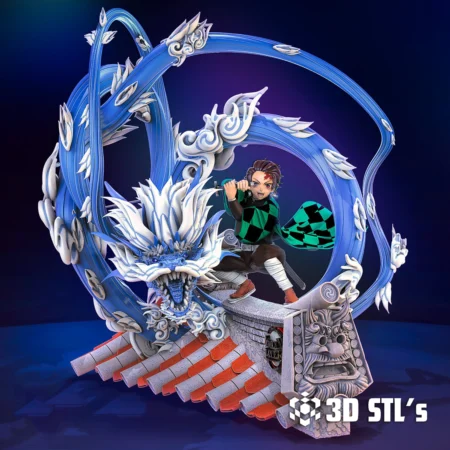 Tanjiro Kamado STL File 3D Print Model