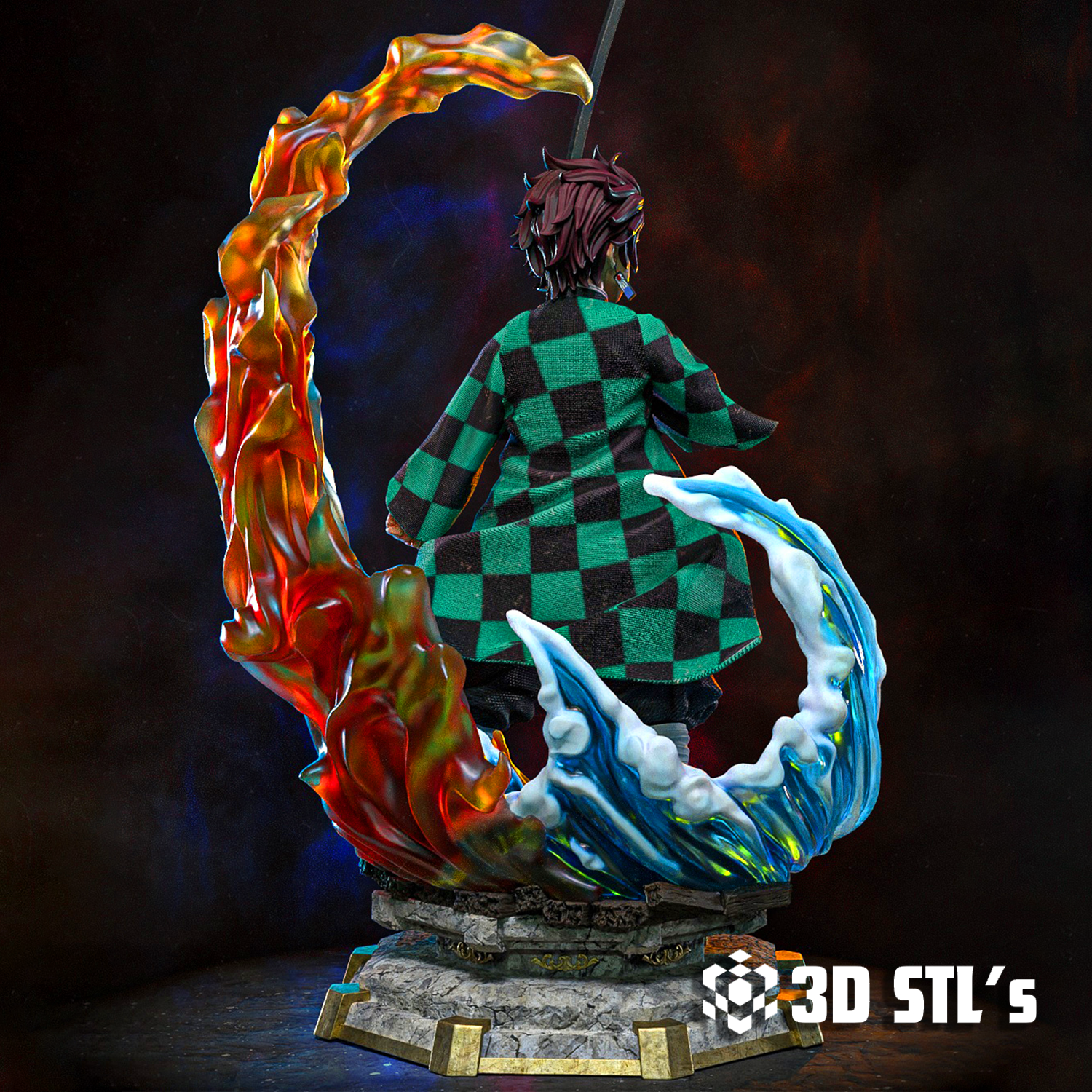 Tanjiro STL File 3D Print Model