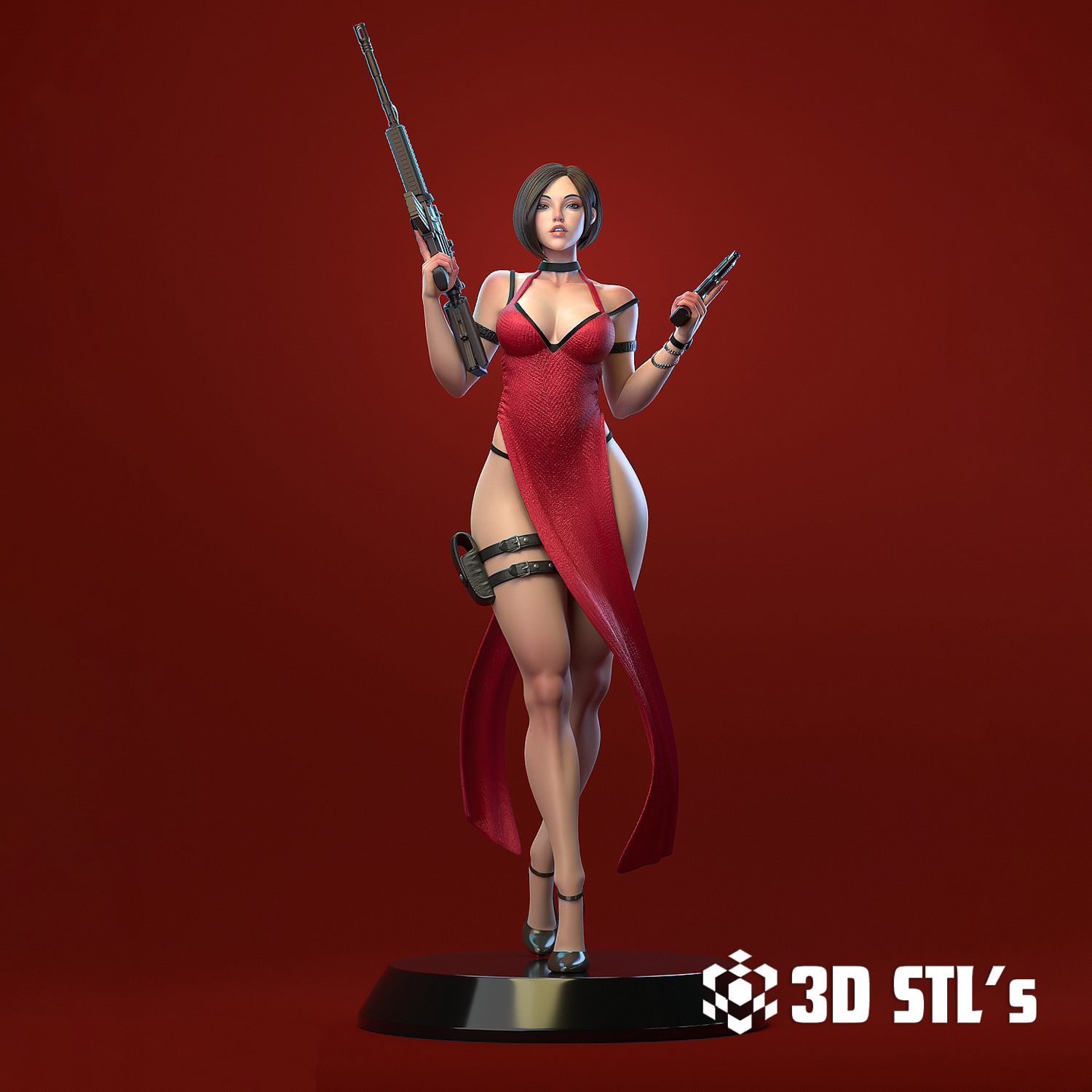 Ada Wong STL File 3D Print Model 2 Ada Wong STL