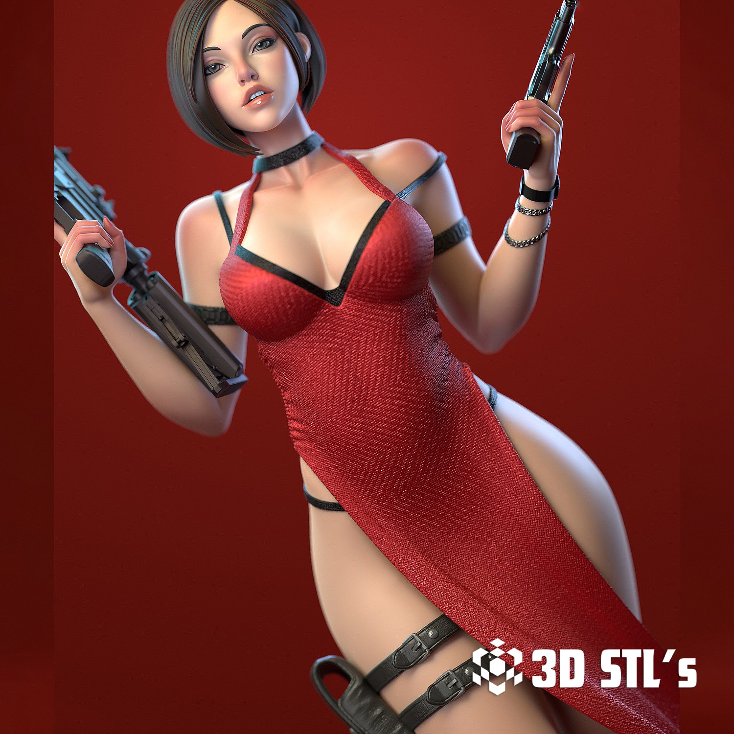 Ada Wong STL File 3D Print Model 5 Ada Wong STL