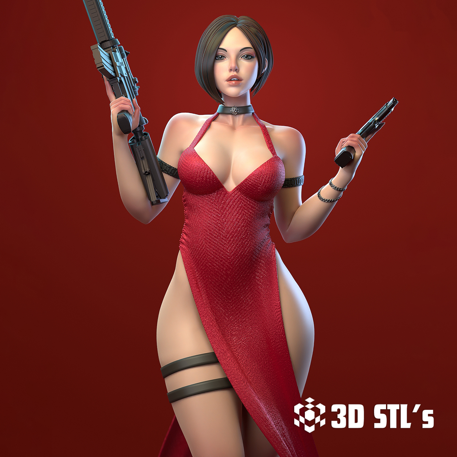 Ada Wong STL File 3D Print Model 1 Ada Wong STL