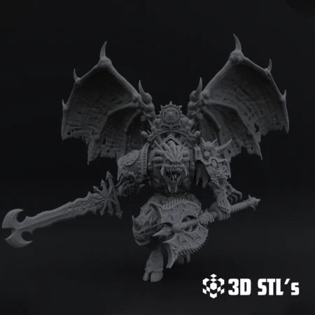 STL Models - 3DSTLS 7 Angry Demon Warhammer STL