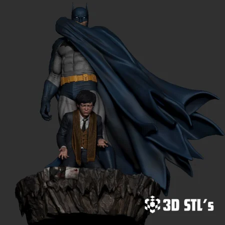 STL Models - 3DSTLS 5 Batman Birth of Justice STL File 3D Print Models