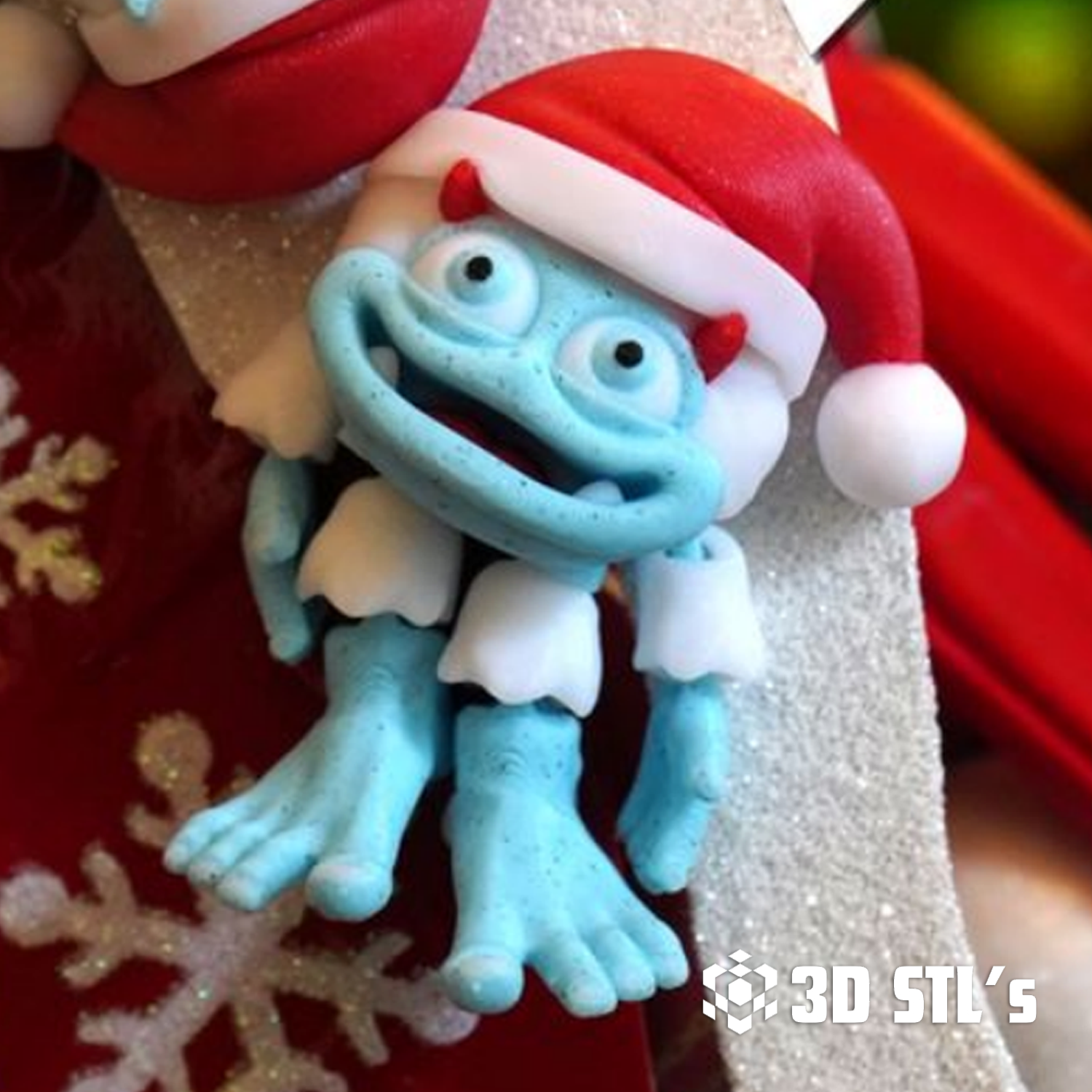 Christmas baby yeti STL 3MF File 3D Print Model 2 Christmas baby yeti STL 3MF File 3D Print Model