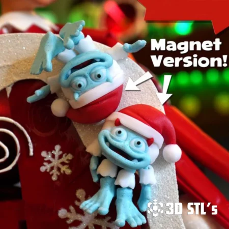 STL Models - 3DSTLS 26 Christmas baby yeti STL