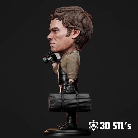 STL Models - 3DSTLS 51 Dexter Chibi STL File 3D Print Model