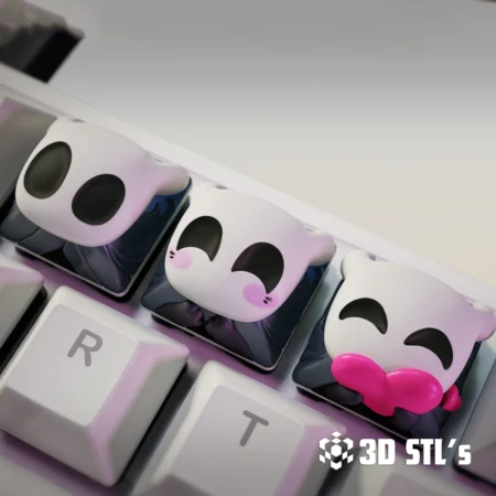 STL Models - 3DSTLS 13 Hollow Knight Keycaps STL