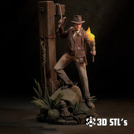 STL Models - 3DSTLS 141 Indiana Jones STL File 3D Print Model