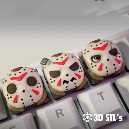 STL Models - 3DSTLS 20 Jason Voorhees Keycaps STL