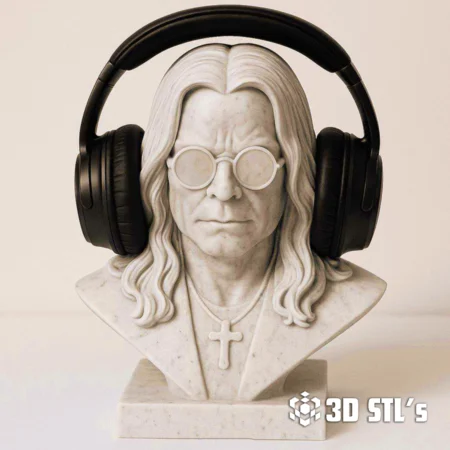 STL Models - 3DSTLS 40 Ozzy Osbourne Bust