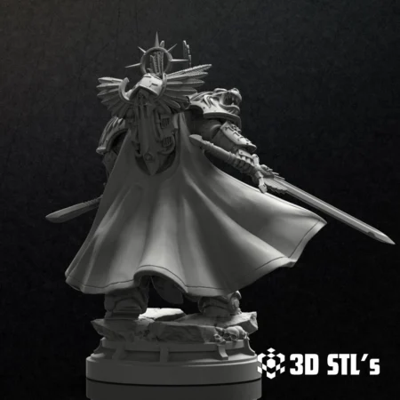STL Models - 3DSTLS 3 Paladin Lion El Johnson Warhammer STL