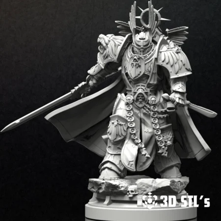 STL Models - 3DSTLS 2 Paladin Lion El Johnson Warhammer STL
