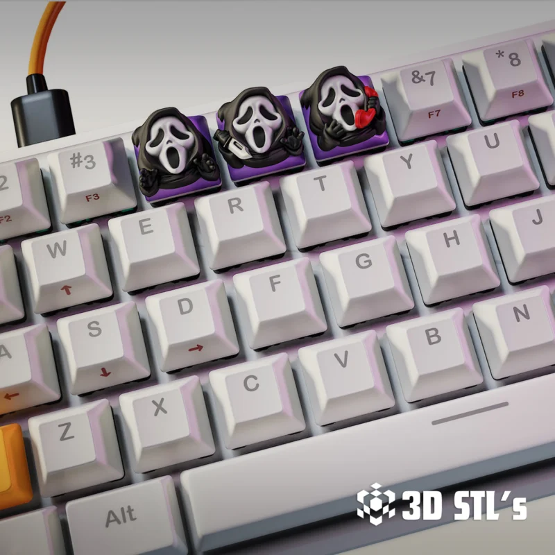 Keycaps Stl Scream Keycaps STL File 3D Print Epic Models - 3D STLs
