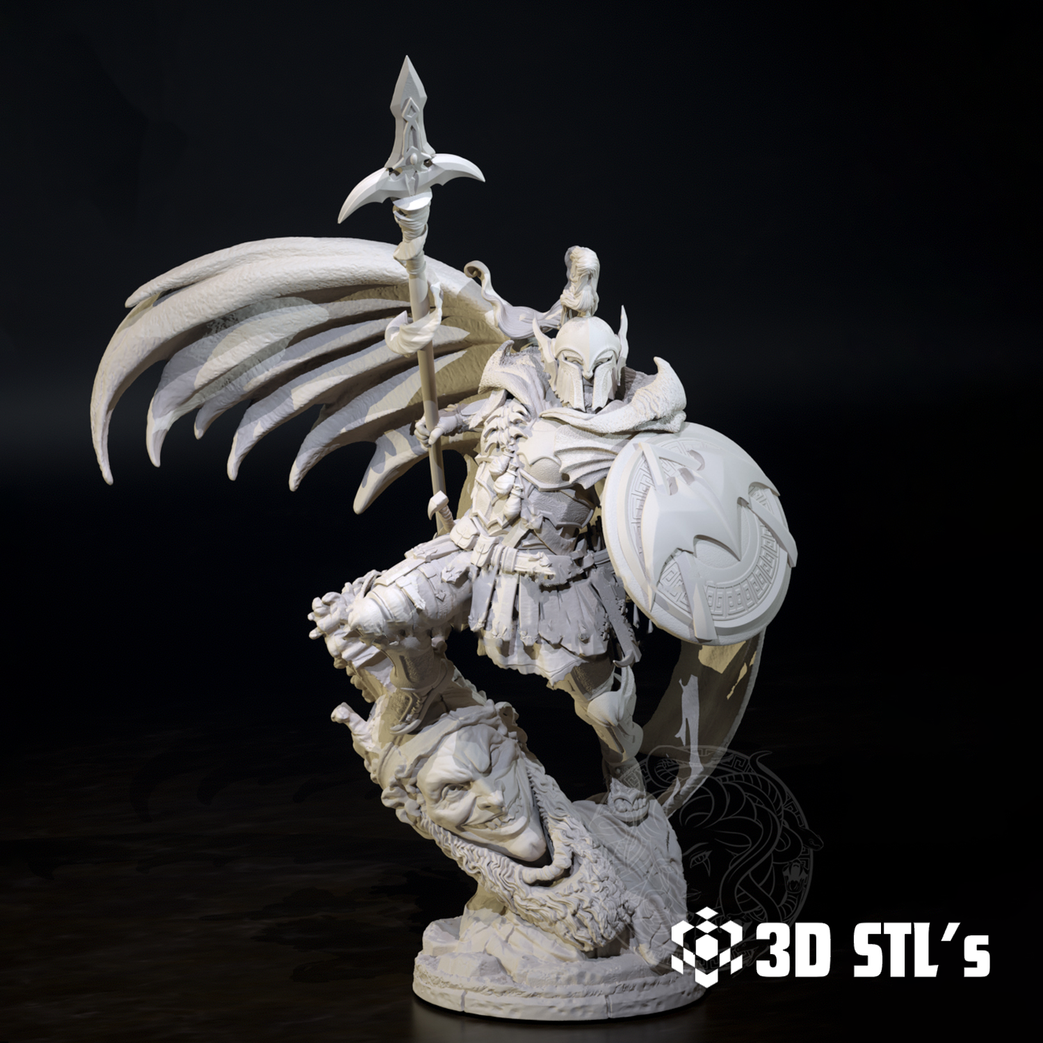 Spartan Batman STL File 3D Print Model 5 Spartan Batman STL File 3D Print Model - Image 5