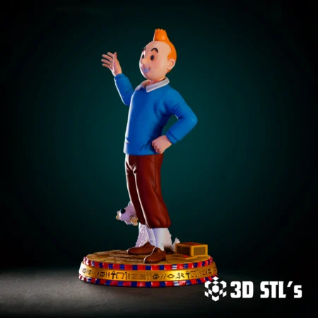 STL Models - 3DSTLS 139 Tintin STL File 3D Print Model