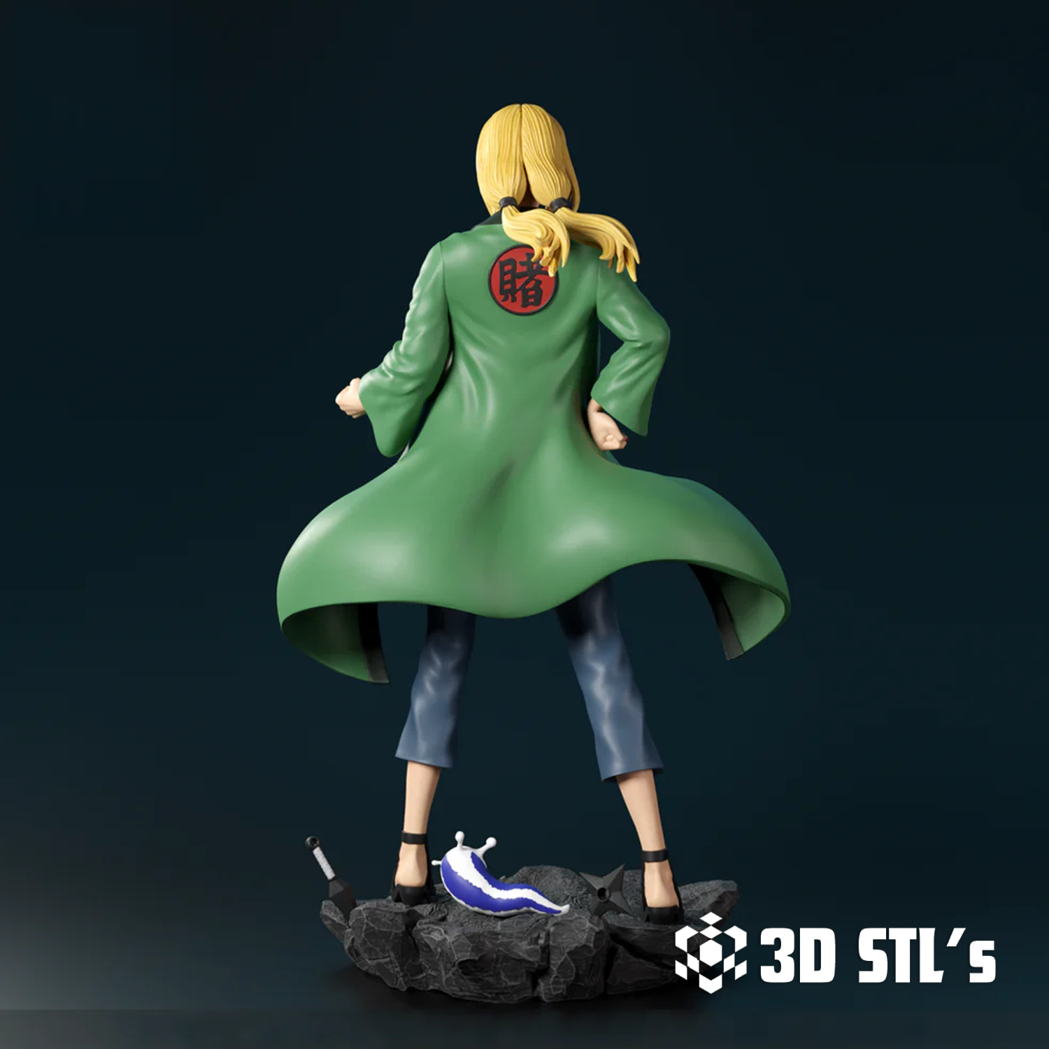 Tsunade STL File 3D Print Model 2 Tsunade STL File 3D Print Model
