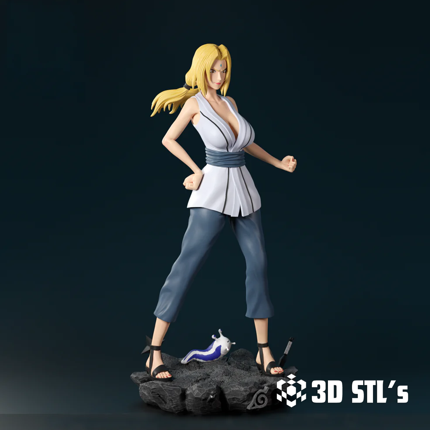 Tsunade STL File 3D Print Model 7 Tsunade STL File 3D Print Model