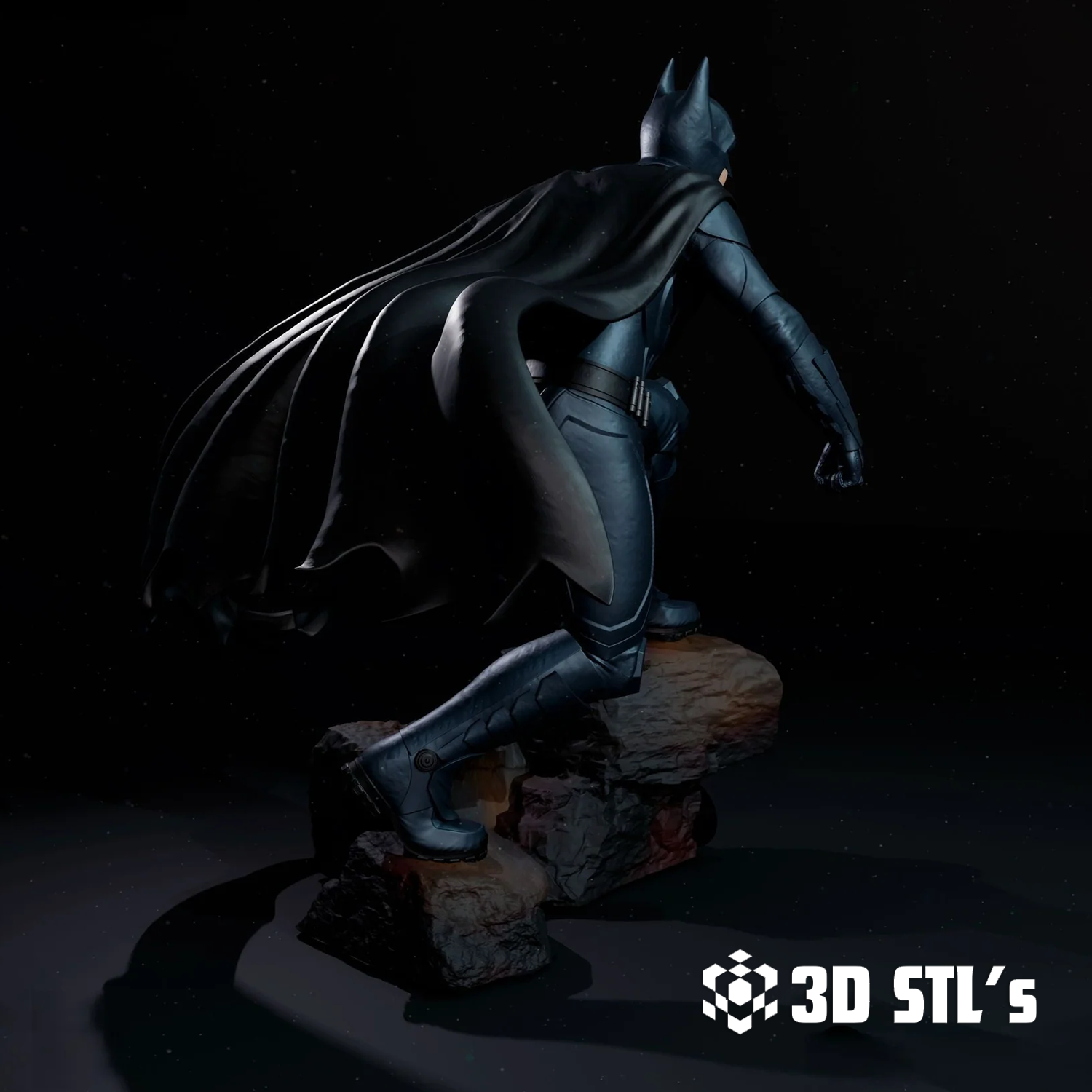 Batman Michael Keaton STL File 3D Print Model 2 Batman Michael Keaton STL