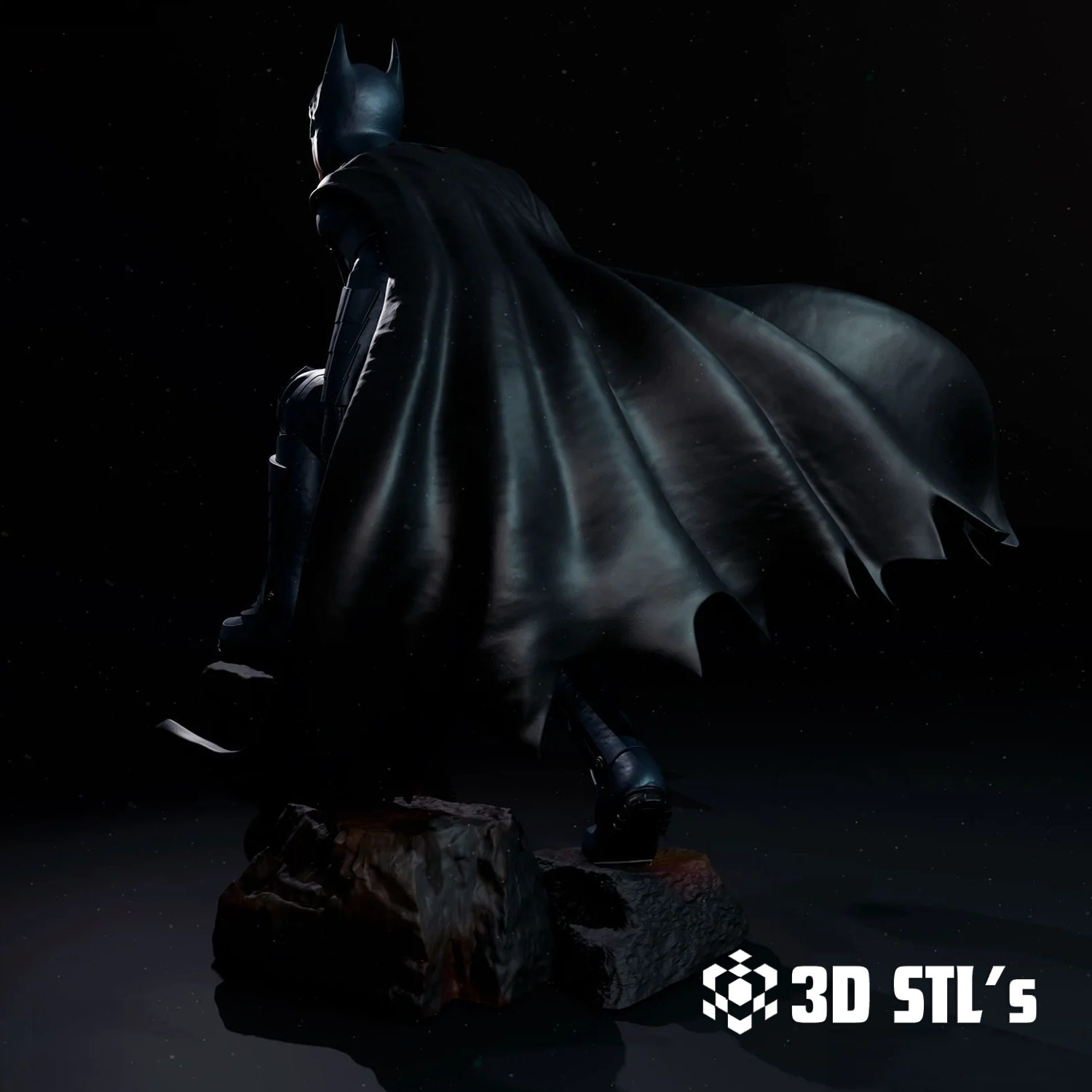 Batman Michael Keaton STL File 3D Print Model 4 Batman Michael Keaton STL