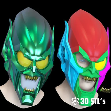 Green Goblin Helmet STL