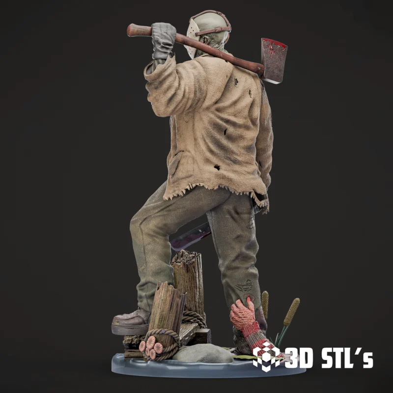 Jason Voorhees STL File 3D Print Epic Model - 3D STLs