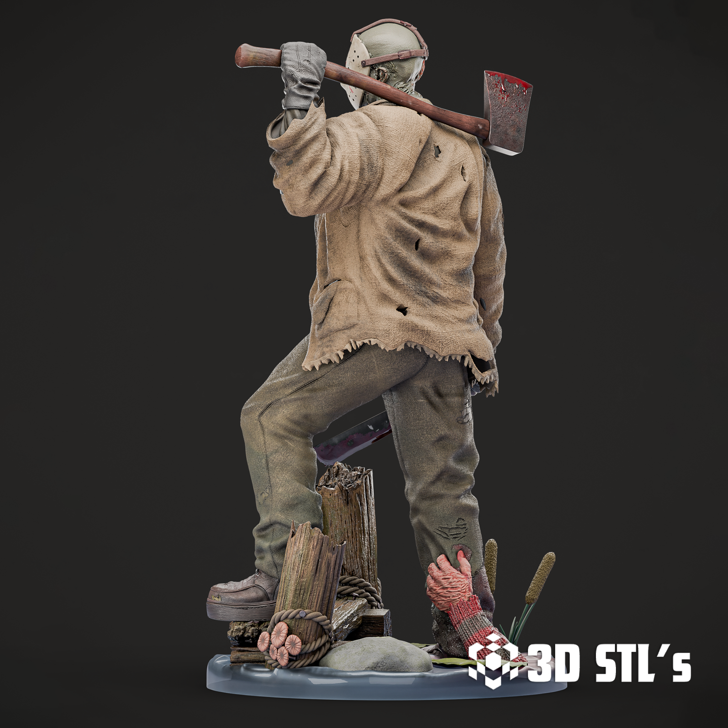 Jason Voorhees STL File 3D Print Model 3 Jason Voorhees STL
