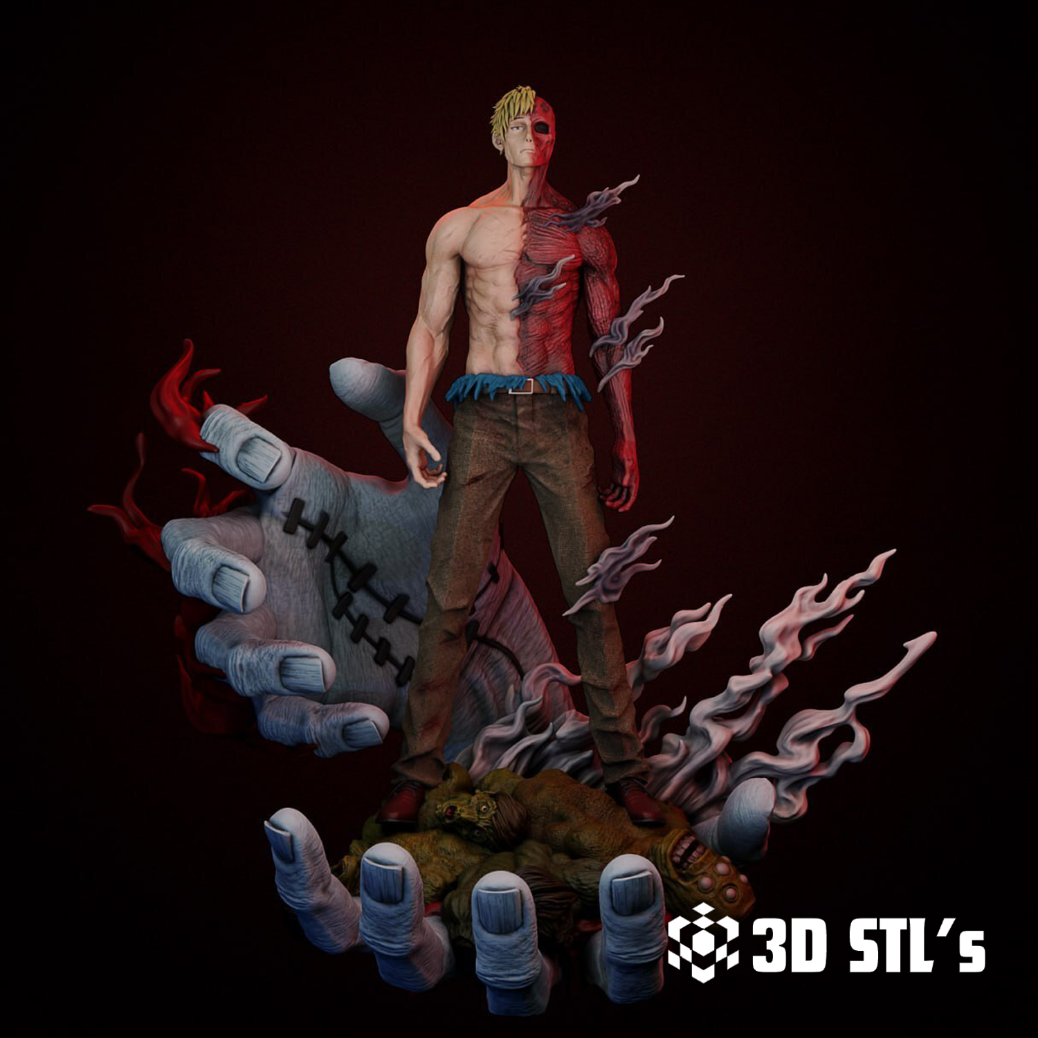 Nanami Kento STL File 3D Print Model 2 Nanami Kento STL