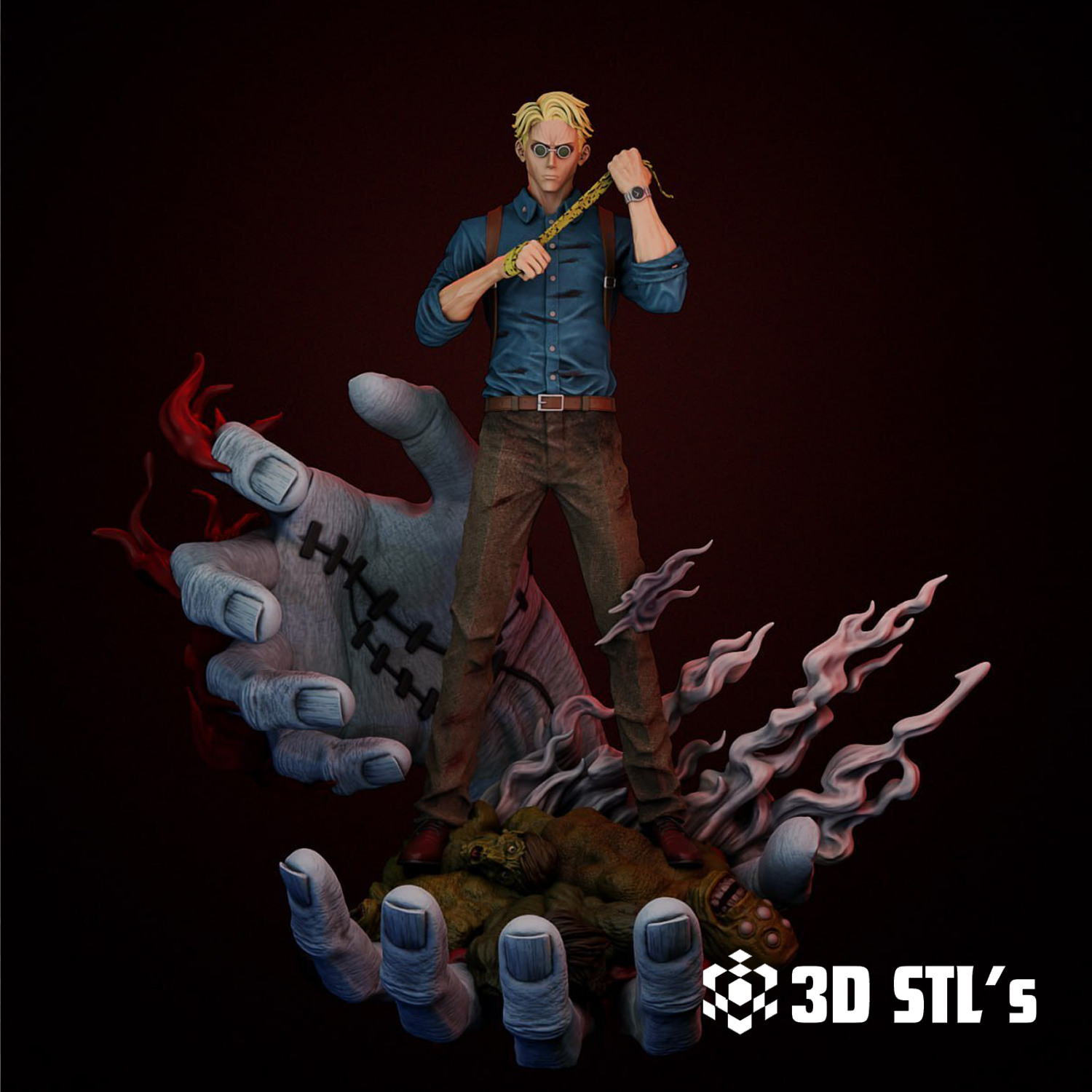 Nanami Kento STL File 3D Print Model 1 Nanami Kento STL