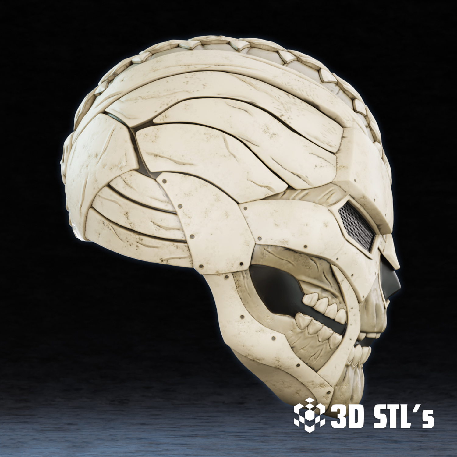 Skull Dr Doom Mask STL File 3D Print Model 3 Skull Dr Doom Mask STL