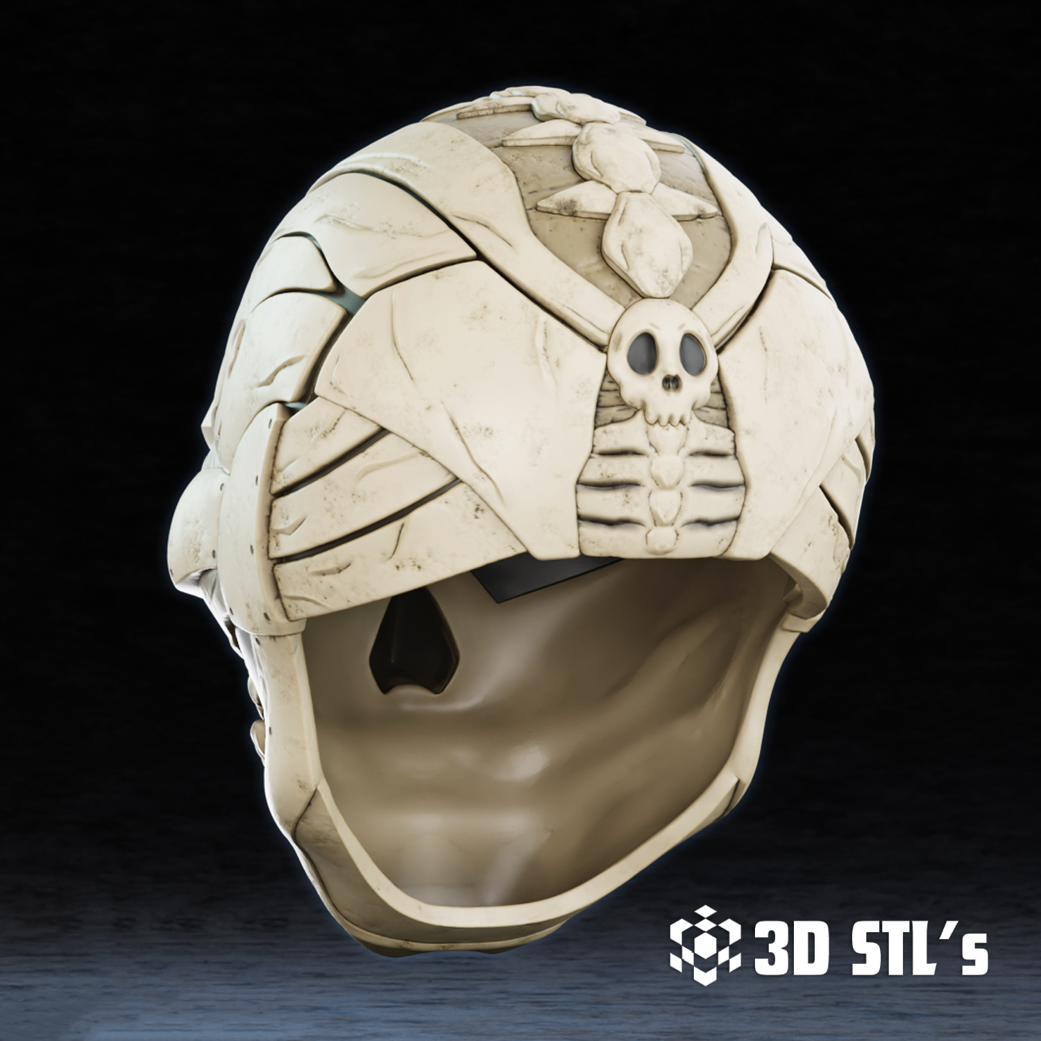 Skull Dr Doom Mask STL File 3D Print Model 4 Skull Dr Doom Mask STL