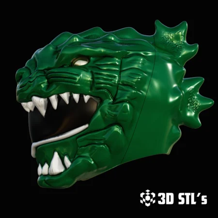 Green Godzilla Ranger Helmet STL