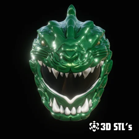 Green Godzilla Ranger Helmet STL