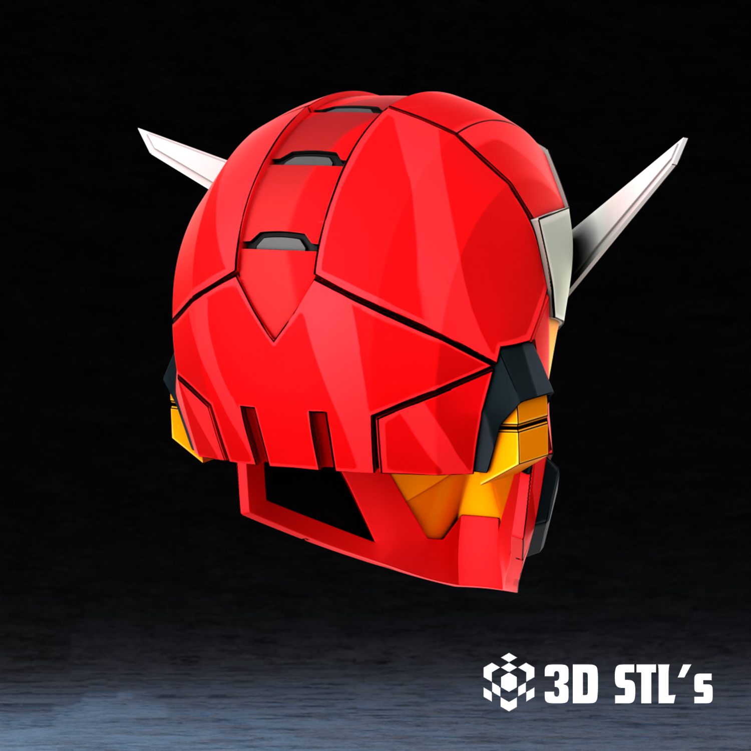 Iron Man Tokon Helmet STL 3D Printing Model 4 Iron Man Tokon Helmet STL